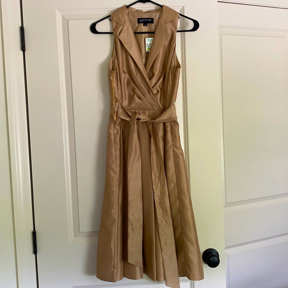 Gold Jones of New York Dress